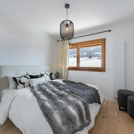 Neuf 3p Avec Parking Et Services Inclus A - Fr-1-569-70 Apartmán Megève